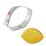 Ann Clark Lemon Cookie Cutter, 3-3/4" x 21/2"