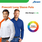 Paragon® Prescott Collared Long Sleeve Polo
