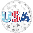 USA Bursts Foil Balloon 18 Inch