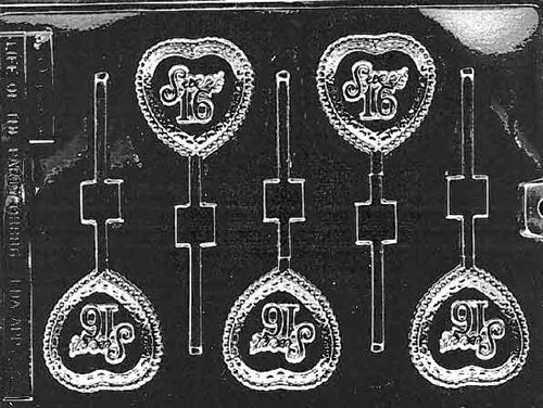 Sweet 16 Lolly Chocolate Mold - LPK036