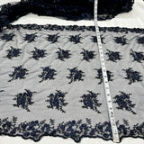 Beaded 3D Floral Lace Trimming