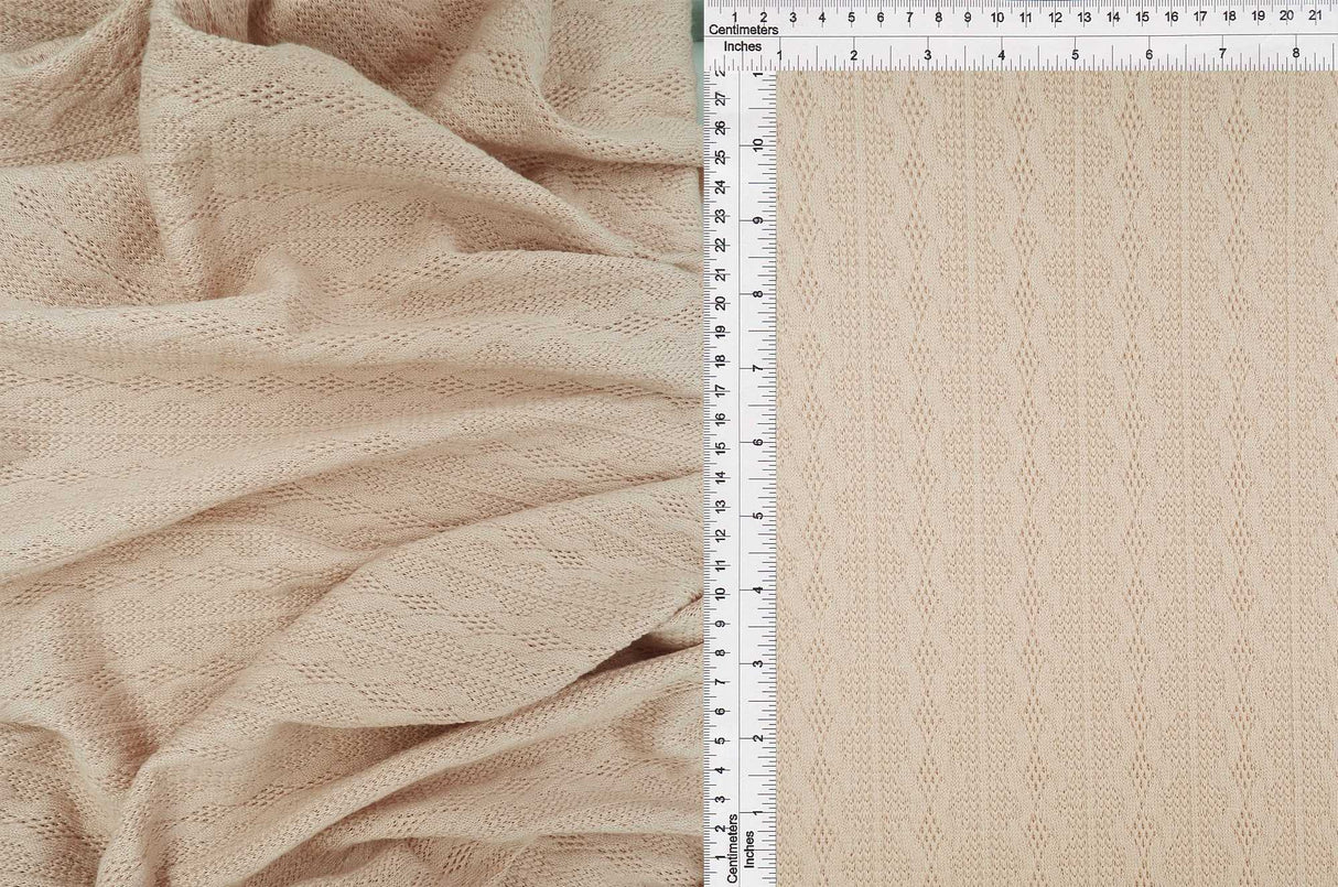 Jacquard Cable Knit Sweater Fabric