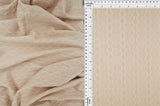 Jacquard Cable Knit Sweater Fabric