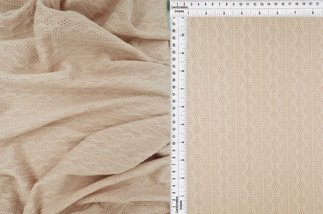 Jacquard Cable Knit Sweater Fabric