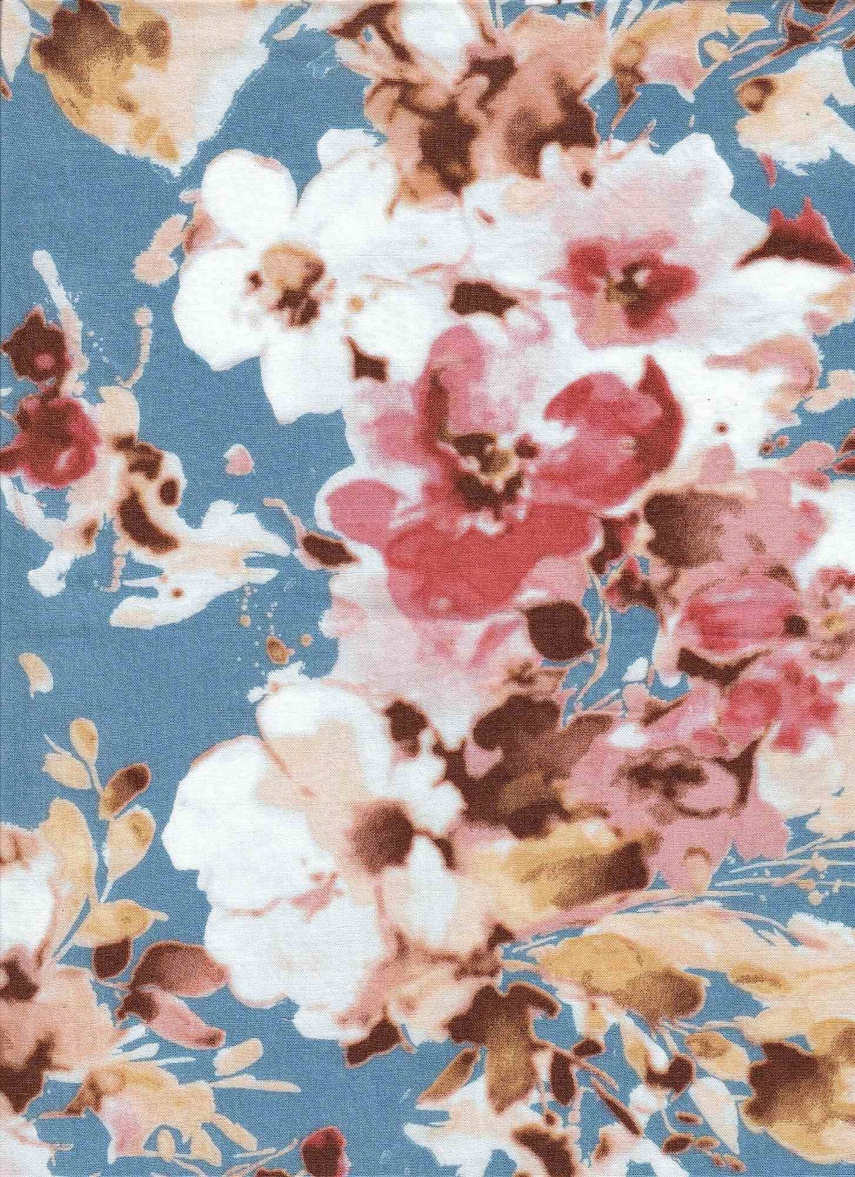Rayon Floral Print Woven Fabric