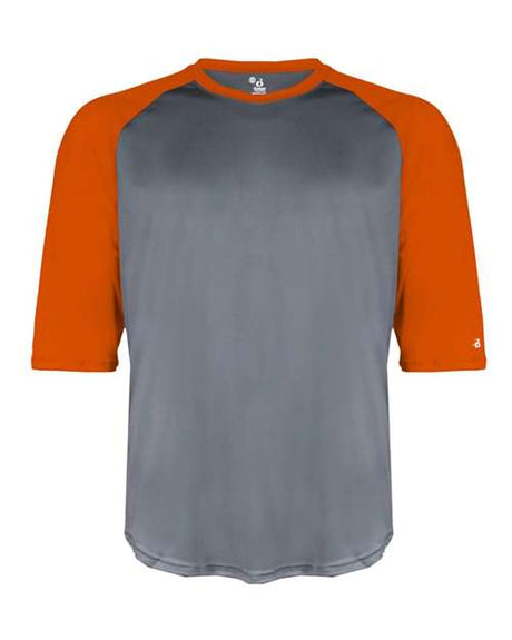 Youth B-Core Three-Quarter Sleeve Baseball T-Shirt