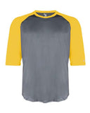 Youth B-Core Three-Quarter Sleeve Baseball T-Shirt