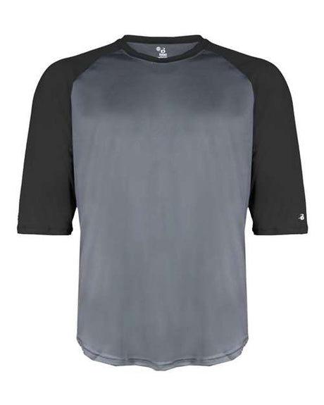 Youth B-Core Three-Quarter Sleeve Baseball T-Shirt