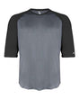 Youth B-Core Three-Quarter Sleeve Baseball T-Shirt