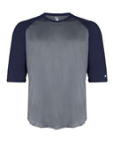 Youth B-Core Three-Quarter Sleeve Baseball T-Shirt