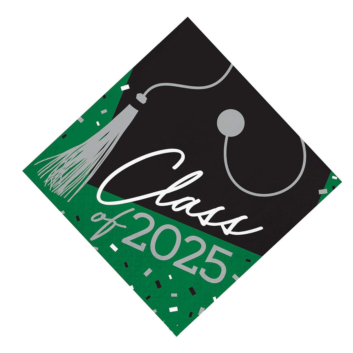 Creative Converting School Spirit Green Class of 2025 Paper Dinner Napkins, 108 ct.