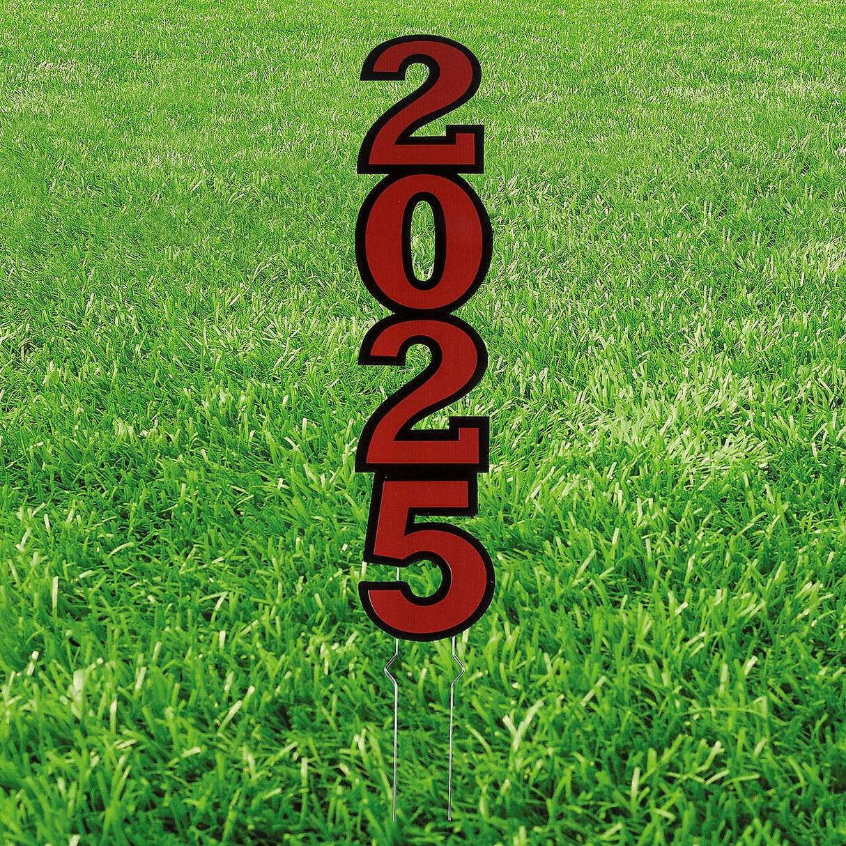 11" x 30" Blue Class of 2025 Vertical Corrugated Plastic Yard Sign