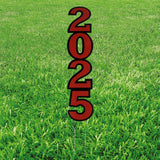 11" x 30" Blue Class of 2025 Vertical Corrugated Plastic Yard Sign