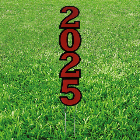 11" x 30" Blue Class of 2025 Vertical Corrugated Plastic Yard Sign