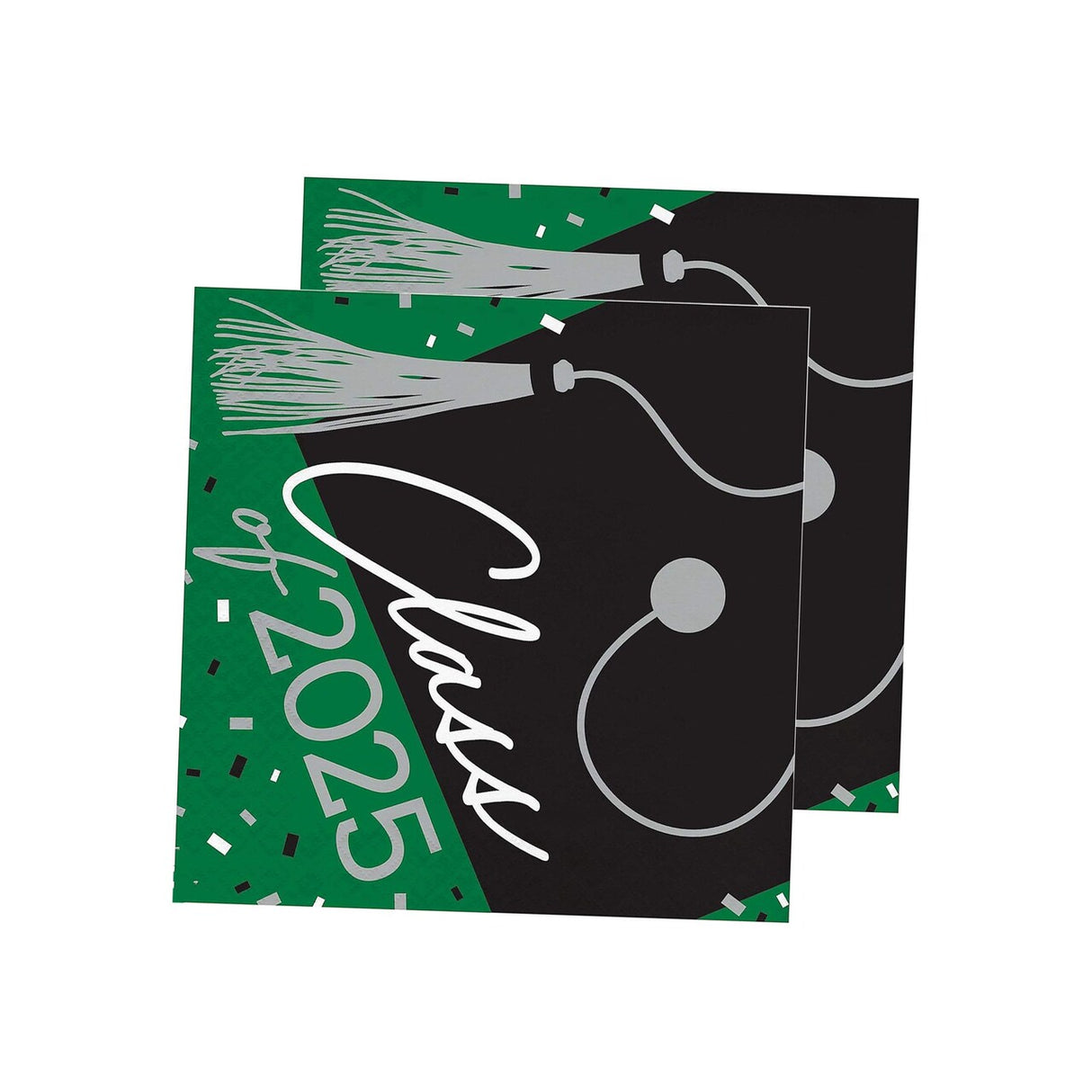 Creative Converting School Spirit Green Class of 2025 Paper Dinner Napkins, 108 ct.