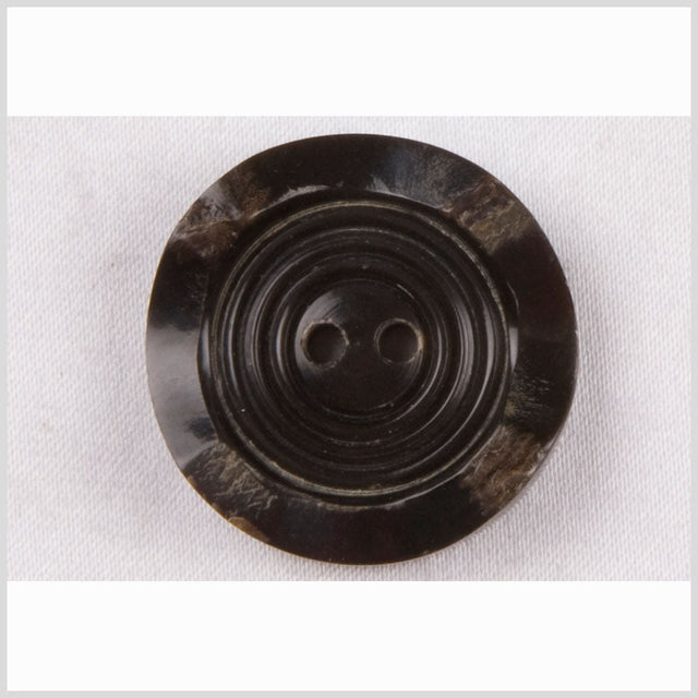 Black Horn Button - 32L/20mm