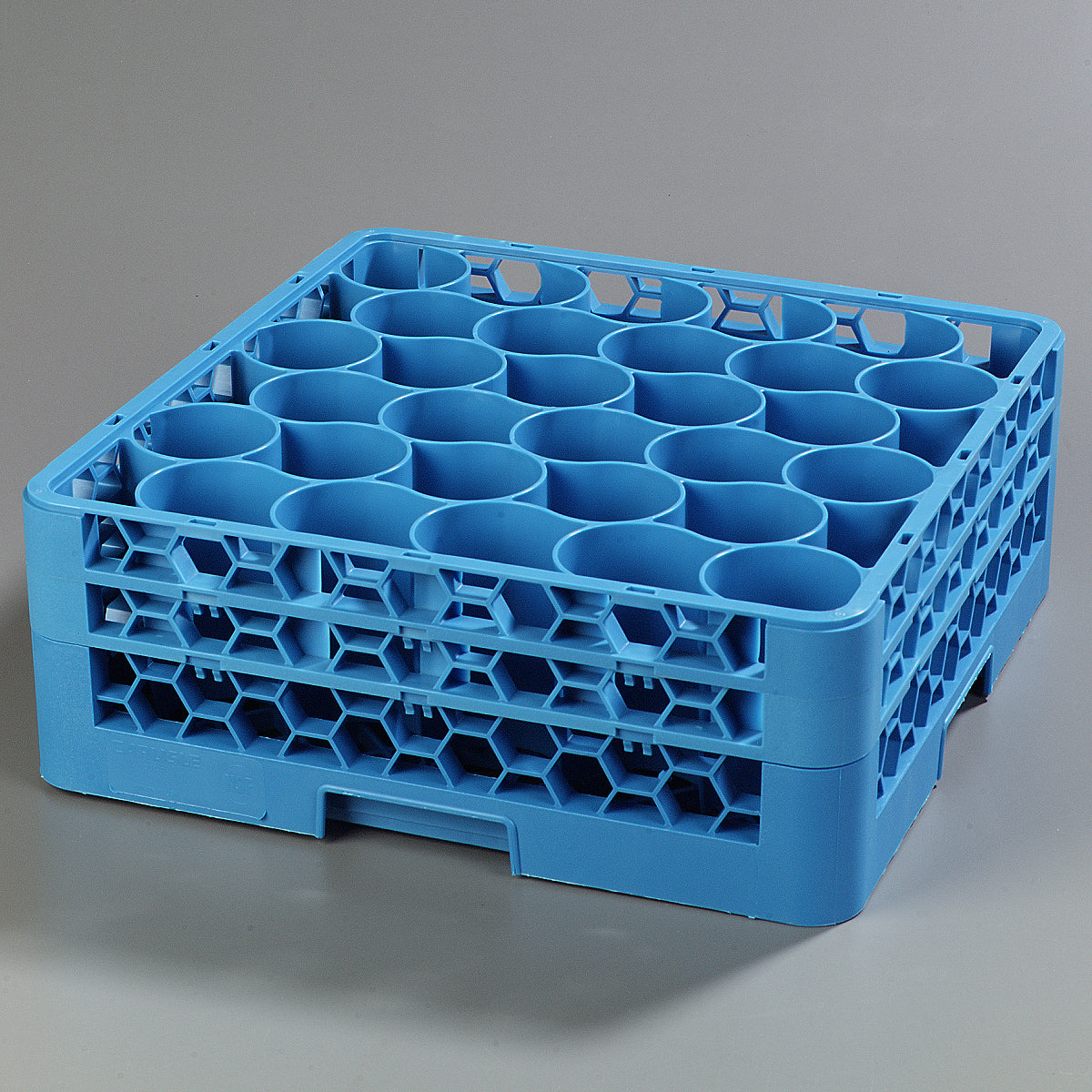 Carlisle RW30-114 OptiClean NeWave 30-Compartment Glass Dish Rack w/ 2 Extenders - Case of 3