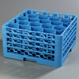 Carlisle RW20-314 OptiClean NeWave 20-Compartment Glass Dish Rack w/ 4 Extenders - Case of 2