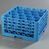 Carlisle RW20-314 OptiClean NeWave 20-Compartment Glass Dish Rack w/ 4 Extenders - Case of 2