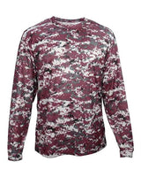 Badger Men's Digital Camo Long Sleeve T-Shirt