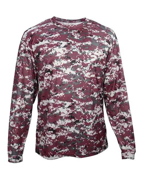 Badger Men's Digital Camo Long Sleeve T-Shirt