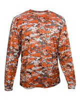 Badger Men's Digital Camo Long Sleeve T-Shirt
