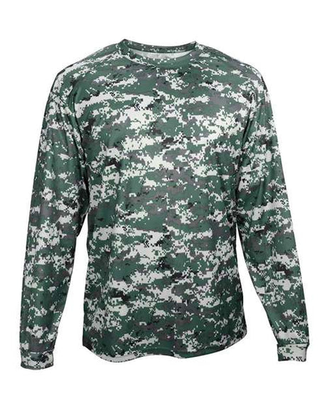 Badger Men's Digital Camo Long Sleeve T-Shirt