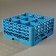 Carlisle OptiClean 9-Compartment Glass Dish Rack with 3 Extenders - Case of 2