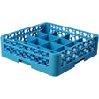 Carlisle OptiClean 16-Compartment Cup Dish Rack with 1 OPEN Extender - Case of 4