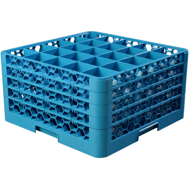 Carlisle OptiClean 25-Compartment Glass Dish Rack with 4 Extenders - Case of 2
