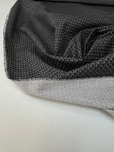 Cotton Poplin Gray Geometric Print