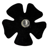 Engraved Natural Horn Button - 64L/40.5mm