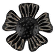 Engraved Natural Horn Button - 64L/40.5mm