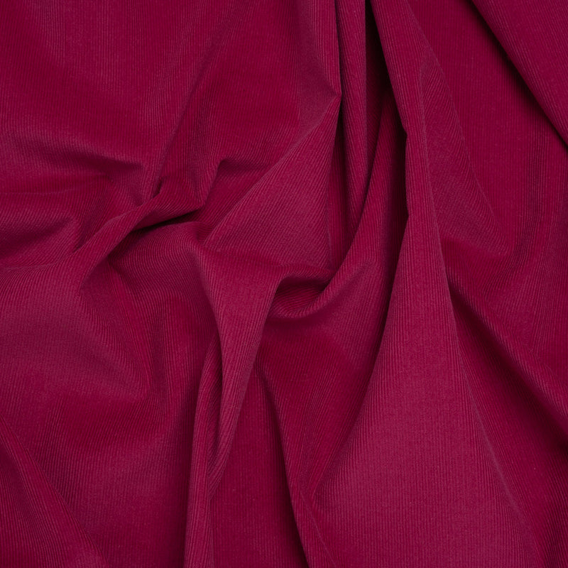 Featherwale Cotton Corduroy - Raspberry - Dawn Collection