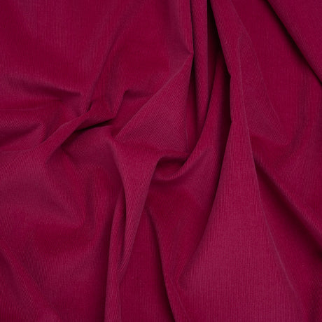 Featherwale Cotton Corduroy - Raspberry - Dawn Collection