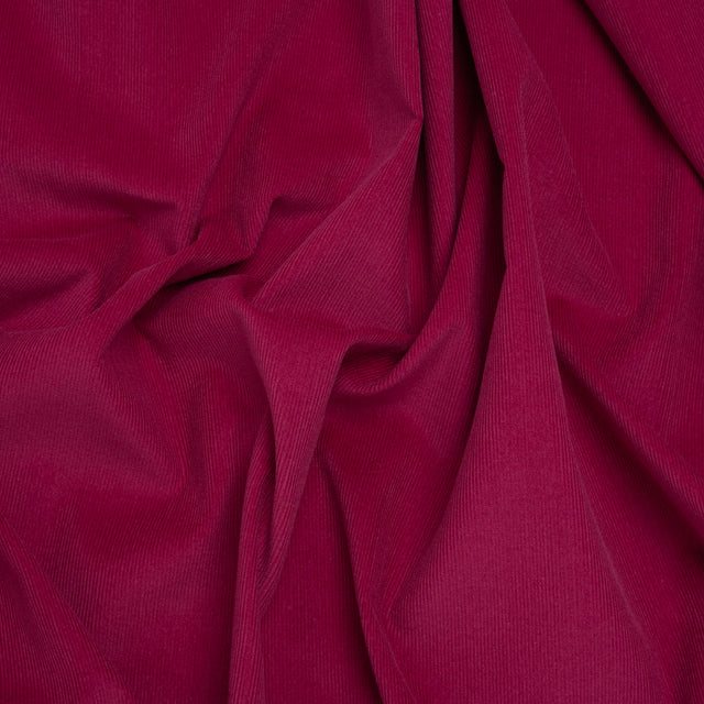 Featherwale Cotton Corduroy - Raspberry - Dawn Collection