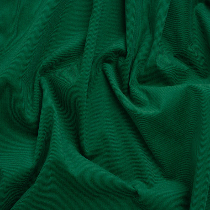 Featherwale Cotton Corduroy - Kelly Green - Dawn Collection