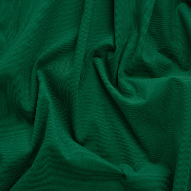 Featherwale Cotton Corduroy - Kelly Green - Dawn Collection
