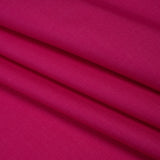 Virgin Merino Wool Twill Suiting Made in Italy - Cyclamen Pink