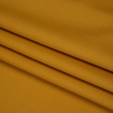 Virgin Merino Wool Twill Suiting Made in Italy - Yellow Ochre