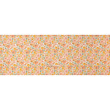 Lightweight Linen Woven Print - Peachy Pink, Yellow and Sage Green Watercolor Florals