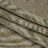 Linen Twill - Beige, Grass Green and White Stripes