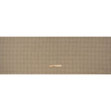 Medium Weight Linen Woven - Oatmeal Beige and White Fine Plaid