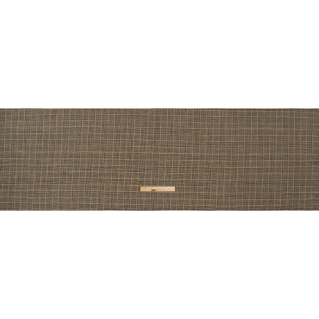 Linen Twill - Black, Beige and Tan Glen Plaid