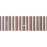 Heavyweight Linen Woven - Beige, Red and Blue Awning Stripes