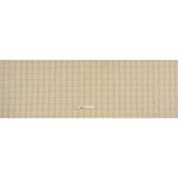 Lightweight Linen Woven - Yellow Beige, Basil Green and Orange Plaid