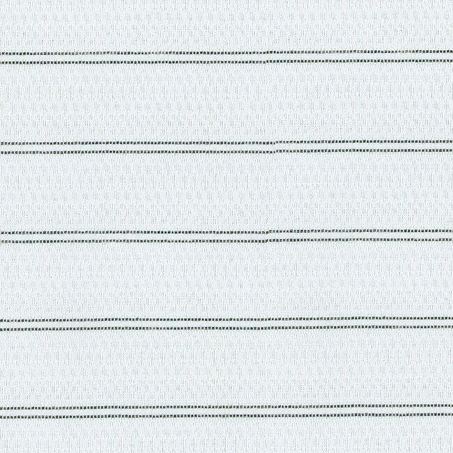 PKL Studio Outdoor Saltbox Stripe Frost White UV Polypropylene Fabric - Frost White Stripe, 54" Width (1 Yard)