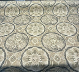 Celestial Orb Viscose Linen Fabric - Pompeii Ethnic Pattern, 54" Width (1 Yard)