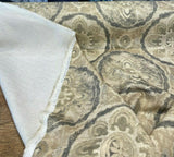 Celestial Orb Viscose Linen Fabric - Pompeii Ethnic Pattern, 54" Width (1 Yard)