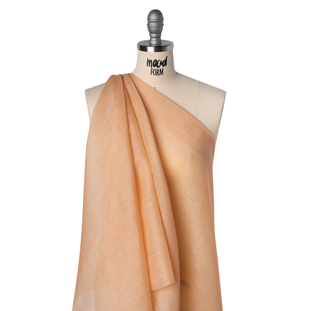 Silk and Linen Scrim - Nude - Famous Australian Designer Deadstock